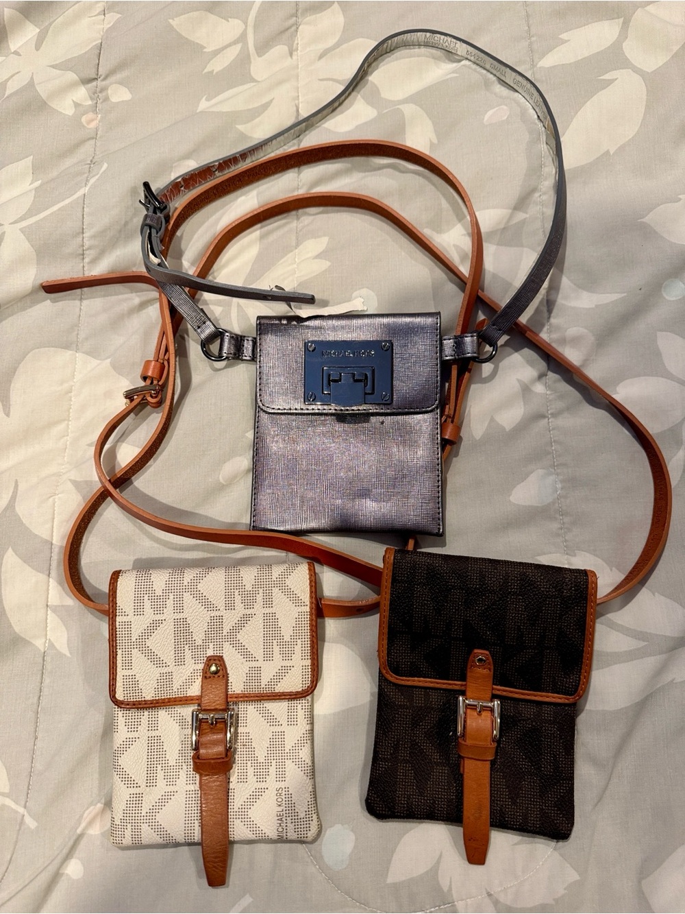 MICHAEL Michael Kors Bundle of 3 Flat Mini Belt Bags